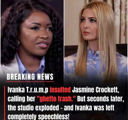 BREAKING NEWS : Ivanka T.r.u.m.p called Jasmine Crockett “GHETTO TRASH" but just 60 seconds later, she fell completely silent on live TV as the entire studio erupted and America couldn’t believe what it was seeing!......