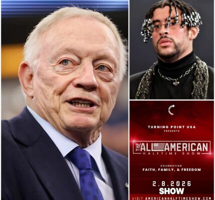 BREAKING: Jerry Jones Donates $7 Million to Turning Point USA for the “All-American Halftime Show” — A Defiant Response to Bad Bunny’s Super Bowl LX Performance