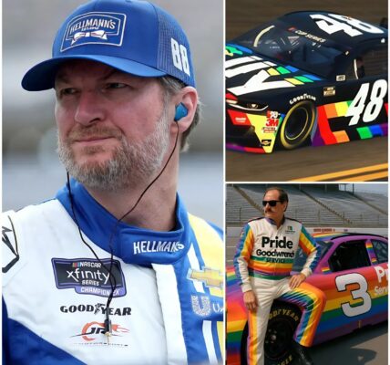 Dale Earnhardt Jr. Defies NASCAR’s Rainbow Campaign — “Racing Is About Family, Not Politics”