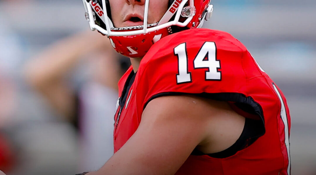 “GUNNER STOCKTON TAKES FLIGHT — AND NEARLY COSTS GEORGIA THE GAME: HEROIC OR RECKLESS?”