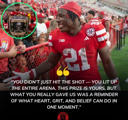 When the Shot Dropped, So Did Every Jaw in the Arena — Emmett Johnson’s $10,000 Surprise Left One Lifelong Nebraska Fan Changed Forever