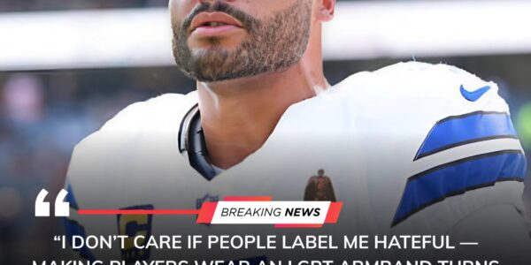 Dak Prescott Draws the Line: Cowboys Star Refuses to Wear LGBT Armband, Says Football "Isn’t a Political Stage"