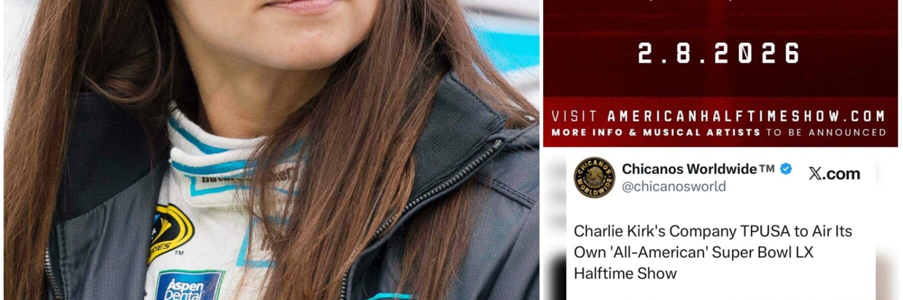 BREAKING: Danica Patrick Donates $7 Million to Turning Point USA to Power the “All-American Halftime Show”…