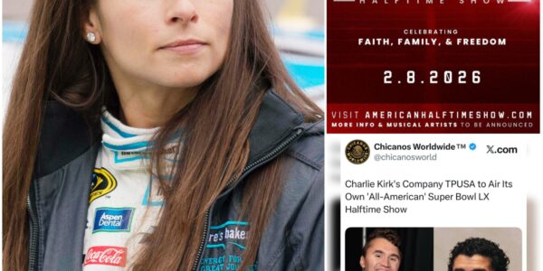 BREAKING: Danica Patrick Donates $7 Million to Turning Point USA to Power the “All-American Halftime Show”…