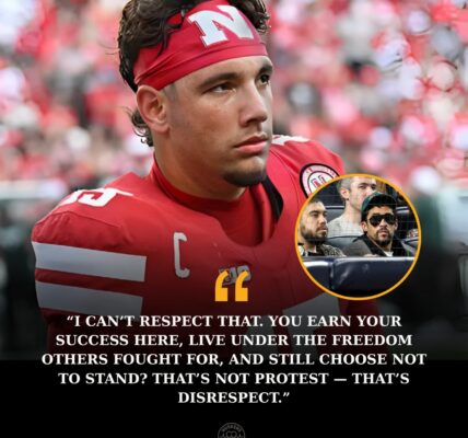 Nation Divided: Nebraska’s Dylan Raiola Breaks His Silence Amid Anthem Controversy — and What He Said Next May Just Bring People Together 🇺🇸