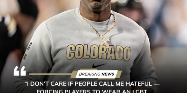 Deion Sanders Draws the Line: Colorado Coach Refuses to Make Team Wear LGBT Armbands, Says Football “Isn’t a Political Stage”