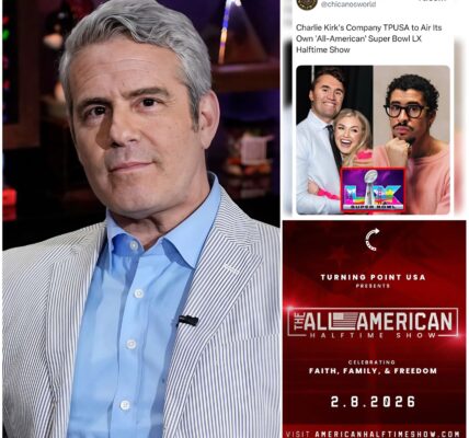 BREAKING: Bravo’s Andy Cohen Donates $7 Million to Turning Point USA to Power the “All-American Halftime Show”