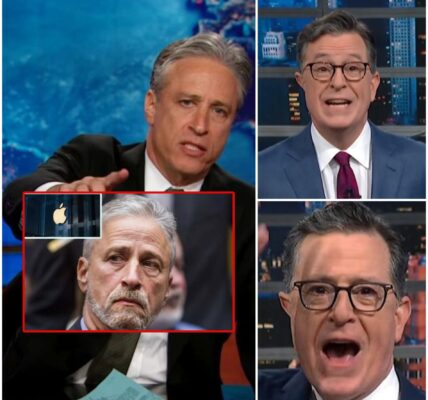 “They Thought They Could Silence Him… But Stewart, Colbert, and a Secret Alliance Are About to Shake Hollywood to Its Core” — Jon Stewart Cancelled, Stephen Colbert Watching, and Every Network Is Panicking