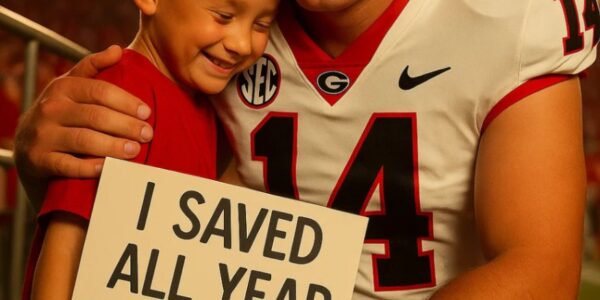 Georgia Quarterback Gunner Stockton’s Unforgettable Act of Kindness Melts America’s Heart”