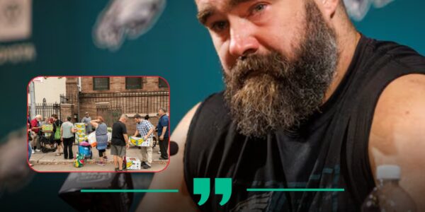 Breaking News: From NFL Glory to Philadelphia’s Streets – Jason Kelce’s Quiet Mission That’s Moving the World