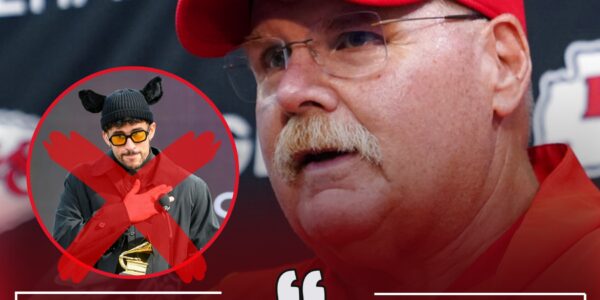 BREAKING: Coach Andy Ried shocked the league by calling for the cancellation of Bad Bunny's Super Bowl halftime show.