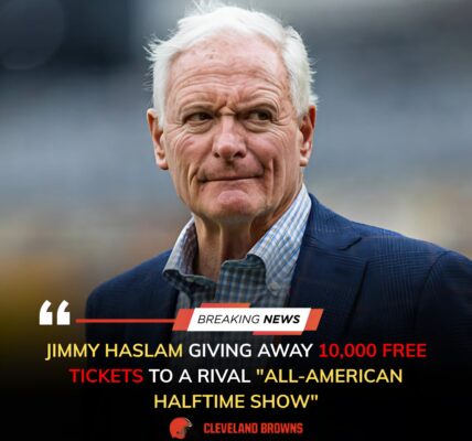 Jimmy Haslam Drops a Bombshell: 10,000 Free Tickets to “The All-American Halftime Show” — A Bold Stand Against Bad Bunny’s Super Bowl Performance
