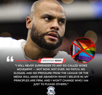 BREAKING NEWS: Dak Prescott Sparks National Firestorm After Refusing to Wear Pride Decal Before Prime-Time Game