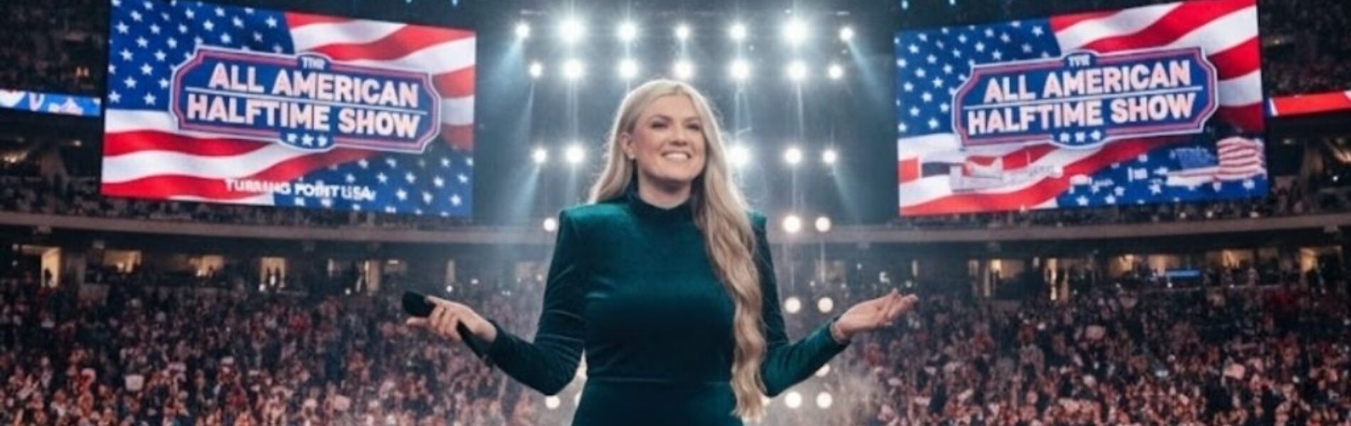 BREAKING: Erika Kirk Announces “The All American Halftime Show” — A Faith, Family & Freedom Alternative to Super Bowl 60 Honoring Charlie Kirk’s Legacy