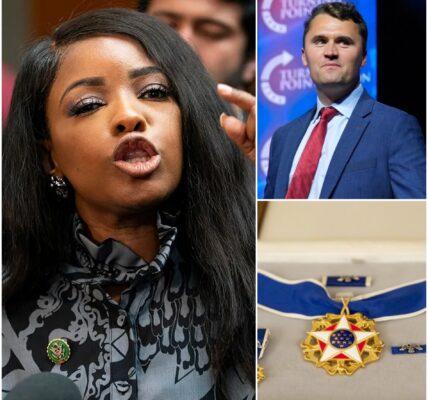 NATION IN SHOCK: Jasmine Crockett rips Trump’s Medal of Freedom pick for Charlie Kirk — but his wife’s bombshell comment sets the internet ablaze!