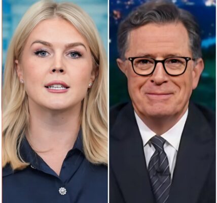 “YOU THINK I’M DONE? THINK AGAIN!” — Stephen Colbert Slaps Karoline Leavitt with a $50 Million Lawsuit After a Shocking Live Ambush!