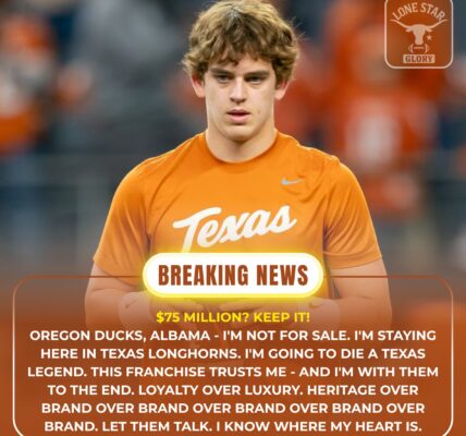 BREAKING NEWS: “$75 Million? KEEP IT!” — Arch Manning Rejects Massive Offers From Oregon and Alabama, Vows Lifelong Loyalty to Texas: “I’ll Die a Longhorn Legend”