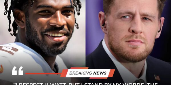 Shedeur Sanders Fires Back at JJ Watt Over Browns Controversy: “I’m Just Speaking the Truth”