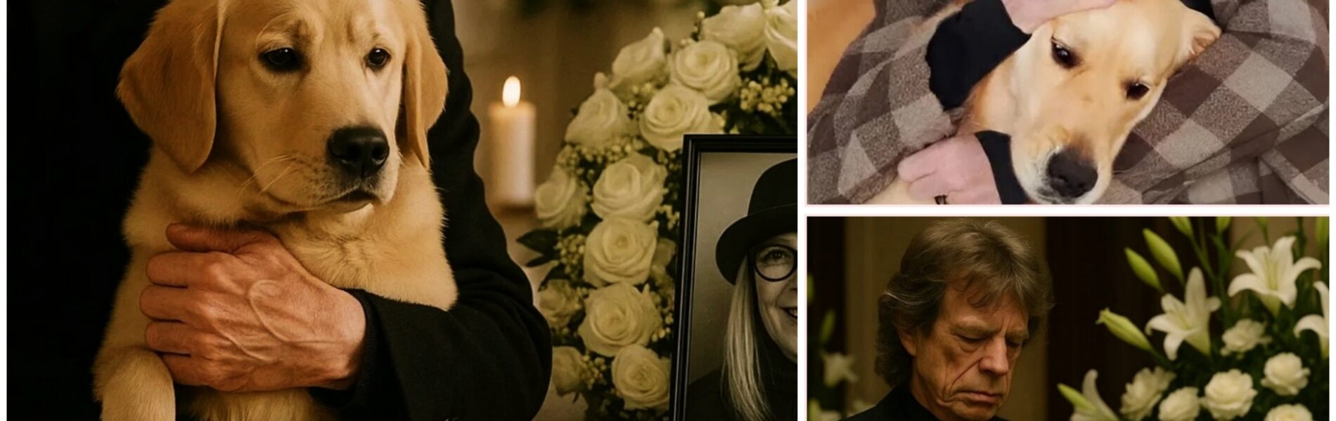 “YOU’RE NOT ALONE. I’LL TAKE CARE OF YOU.” — MICK JAGGER’S HEARTBREAKING PROMISE AT DIANE KEATON’S FAREWELL