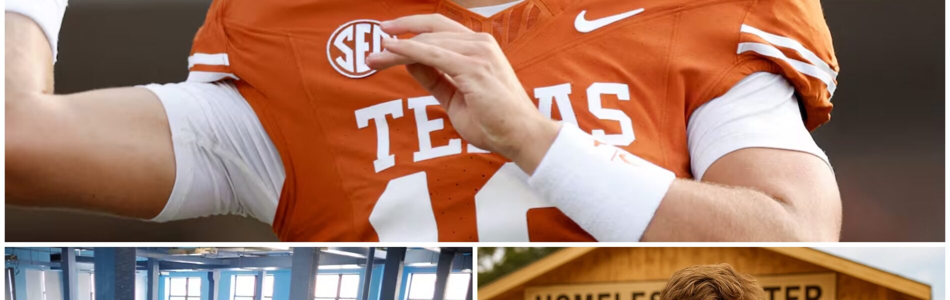 BREAKING: Arch Manning Donates Entire $1.2M Bonus to Build Homeless Support Centers Across Texas — “No One Should Have to Sleep Outside in That Kind of Cold”