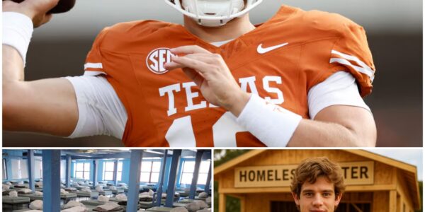 BREAKING: Arch Manning Donates Entire $1.2M Bonus to Build Homeless Support Centers Across Texas — “No One Should Have to Sleep Outside in That Kind of Cold”