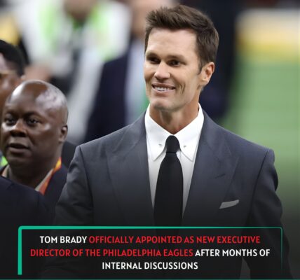 Breaking News: Tom Brady officially appointed as new Executive Director of the Philadelphia Eagles after months of internal discussions