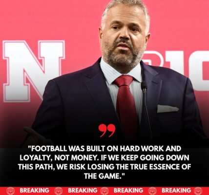 COLLEGE FOOTBALL UPHEAVAL: Nebraska’s Matt Rhule Warns NIL Deals Could Destroy the Spirit of the Game — Is Money Taking Over College Athletics?
