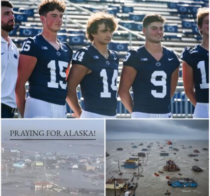 BREAKING: Drew Allar and the Entire Penn State Team Donate $1.2 Million to Support Alaska After Devastating Typhoon Halong 💙