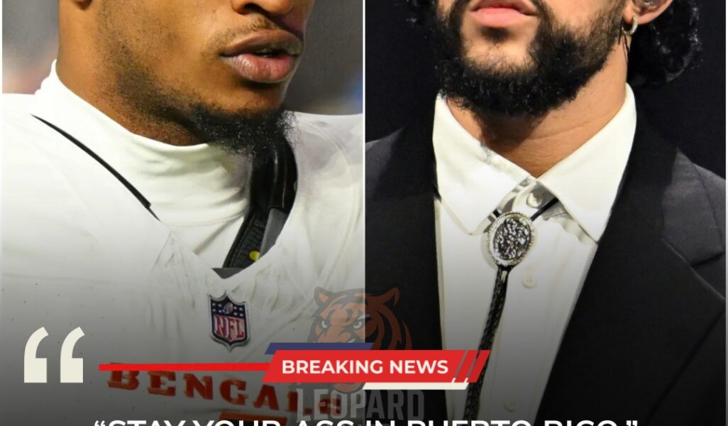 “Stay Your Ass in Puerto Rico.” Bengals Star Ja’Marr Chase Slams Bad Bunny in Shocking Speech