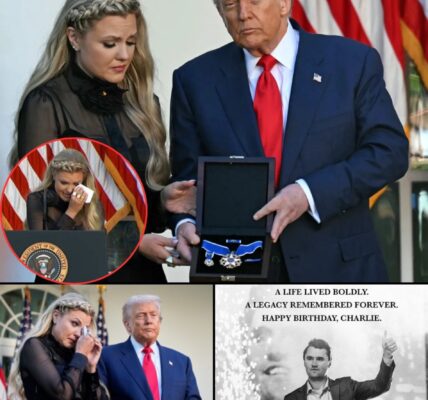 BREAKING: On What Would’ve Been His 32nd Birthday, Charlie Kirk Posthumously Receives the Presidential Medal of Freedom — Erika Kirk’s Emotional Speech Leaves America in Tears