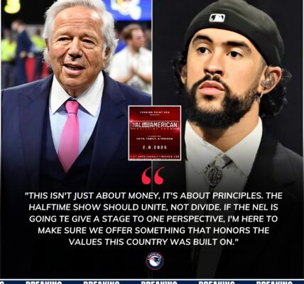 BREAKING: New England Patriots Owner Robert Kraft Donates $7 Million to Turning Point USA for the “All-American Halftime Show” — A Defiant Response to Bad Bunny’s Super Bowl LX Performance