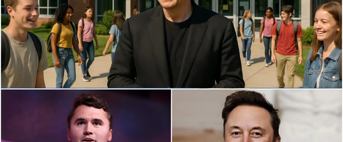 BREAKING TRIBUTE: Elon Musk has just announced an inspiring initiative – a fundraising project to build a school named after Charlie Kirk.