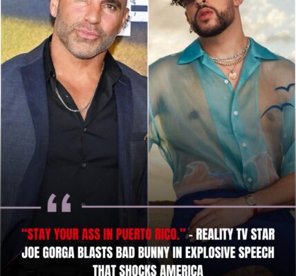 Reality TV Star Joe Gorga Blasts Bad Bunny in Explosive Speech That Shocks America