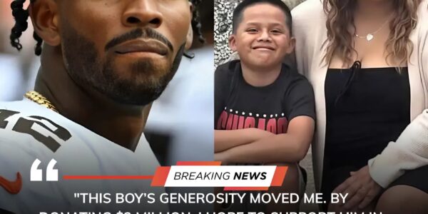 Shedeur Sanders Donates $2 Million to Young Boy Who Used His Birthday Money to Help Homeless Woman