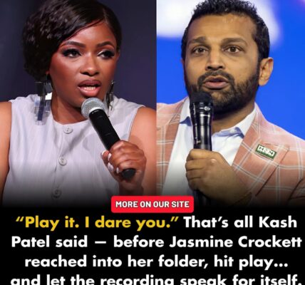 Crockett sat across from him — poised, intense, methodical. She had come prepared, as always. The topic: accountability in government and oversight of law enforcement.