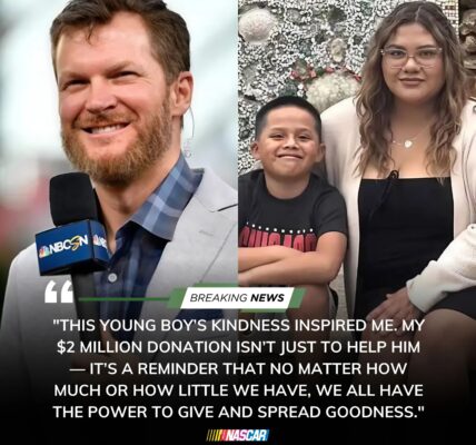 Dale Earnhardt Jr. Donates $2 Million to Young Boy Who Used His Birthday Money to Help a Homeless Woman