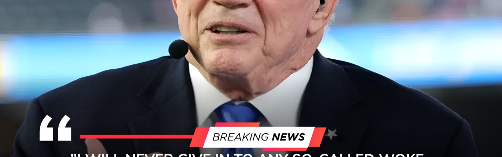 Jerry Jones Sparks Outrage After Refusing to Wear Pride Helmet Decal Before Prime-Time Game