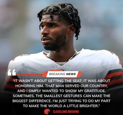 Shedeur Sanders of the Cleveland Browns: A Quiet Gesture That Speaks Volumes