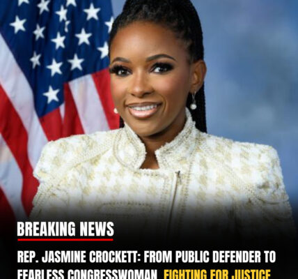 Rep. Jasmine Crockett: fearless, fighting for justice, women’s rights, gun safety, and climate — bold, relentless, unapologetic!