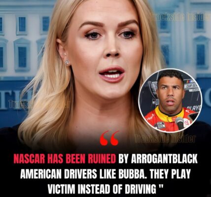 LATEST NEWS: Karoline Leavitt sparked outrage when she publicly mocked Bubba Wallace, claiming: “NASCAR has been ruined by arrogant black American drivers like him…”. She didn’t stop there, but she also boldly threatened to ban Wallace from upcoming races.