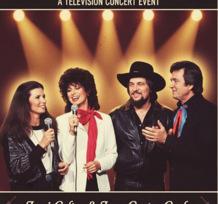 Jessi Colter & June Carter Cash sing to Waylon & Johnny from the TV show Waylon Jennings & Friends.