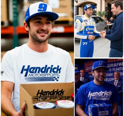 GOOD NEWS: Chase Elliott has spent $87,000 to save a small restaurant in Dawsonville, Georgia...