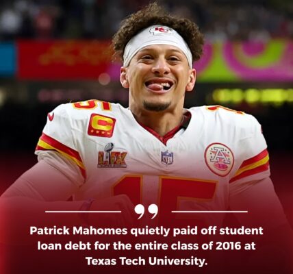 Patrick Mahomes Silently Pays Off Student Loan Debt for Texas Tech’s Class of 2016 — No Cameras, No Headlines, Just Heart