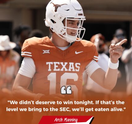 Texas Survives Kentucky in Brutal OT Battle — “We Shouldn’t Be This Lucky,” Arch Manning Admits