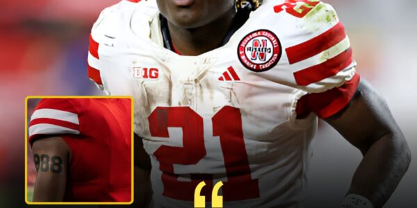 BREAKING: Nebraska Running Back Emmett Johnson’s Emotional Tribute and $988,000 Pledge Highlights Mental Health Awareness After Win Over Minnesota