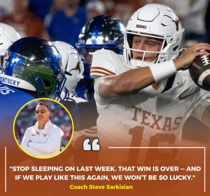 “Stop Sleeping on Last Week” — Steve Sarkisian Blasts Longhorns After Narrow Escape vs. Kentucky