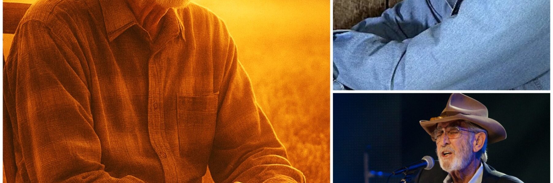 HE DIDN’T NEED TO SHOUT TO BE HEARD. Don Williams never tried to impress anyone — he just let his voice do the talking...