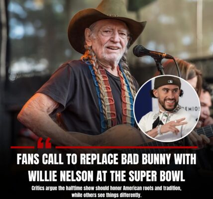 Fans Demand Willie Nelson Replace Bad Bunny at Super Bowl 60 Halftime Show