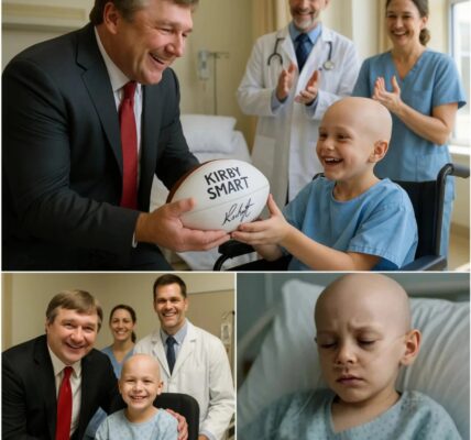 Boy Battling Brain Tumor Gets Surprise Visit from Georgia Football Coach Kirby Smart, Fulfills Heartfelt Wish