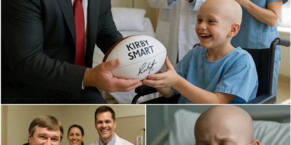 Boy Battling Brain Tumor Gets Surprise Visit from Georgia Football Coach Kirby Smart, Fulfills Heartfelt Wish